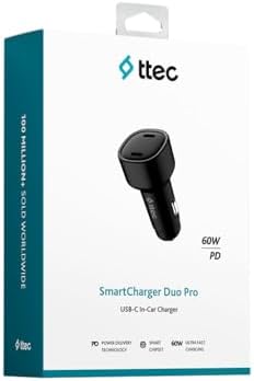 Alternative view of SmartCharger Duo PD 48W Araç Hızlı Şarj Aleti USB-C+USB-A 2CKP02S