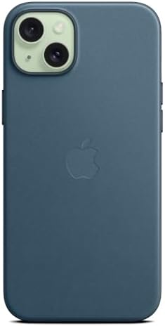 Apple iPhone 15 Plus için MagSafe özellikli Mikro Dokuma Kılıf - Pasifik Mavisi ​​​​​​​