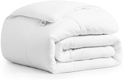 Alternative view of UGG 23742 Aimee Tam Kraliçe Temel Yorgan Yumuşak ve Rahat Kapitone Battaniye Makinede Yıkanabilir Otel Tarzı 228,6 x 233,6 cm Kutu Dikişli Alternatif Yorganlar, Tam/Kraliçe, Parlak Beyaz