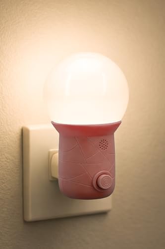 Gece Lambası Tuşlu Koridor Hol Işığı Uyuma Işığı (Kubbe Pembe)