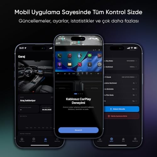Alternative view of Drive-Fi Mini Wireless CarPlay Adaptörü/Mobil Uygulama Desteği / 0.5 Saniye Düşük Gecikme/Otomatik Bağlantı/Arm - Cortex A7 İşlemci/Otomatik Araç Tanıma