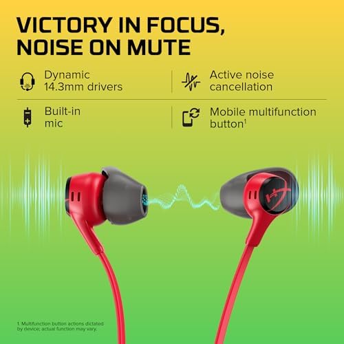 HyperX Cloud Earbuds II Kırmızı - Görsel 2