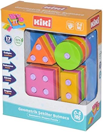 kiki Geometrik Şekiller Bulmaca / 0-3 Yaş - Görsel 3