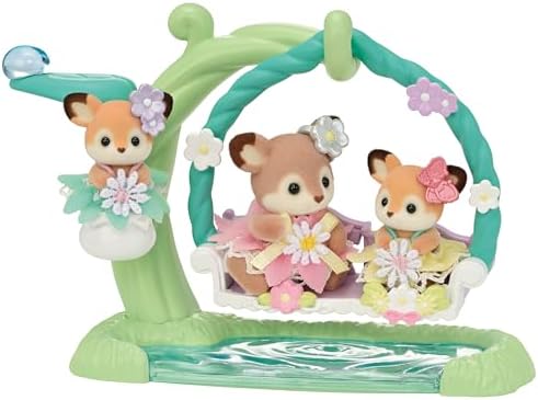 Epoch, Geyik Bebeklerin Çiçekli Salıncak Seti, Sylvanian Families