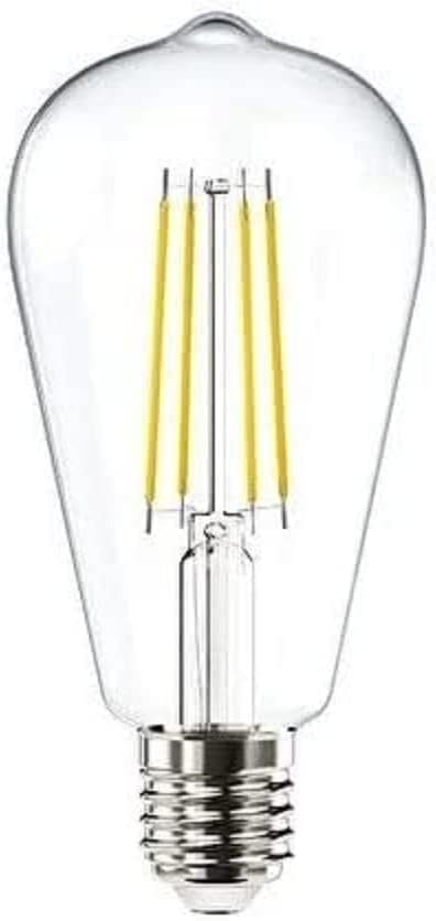 Alternative view of E27 FİLAMAN LAMBA ST64, SARI IŞIK 4W 470LM 2700K CLEAR