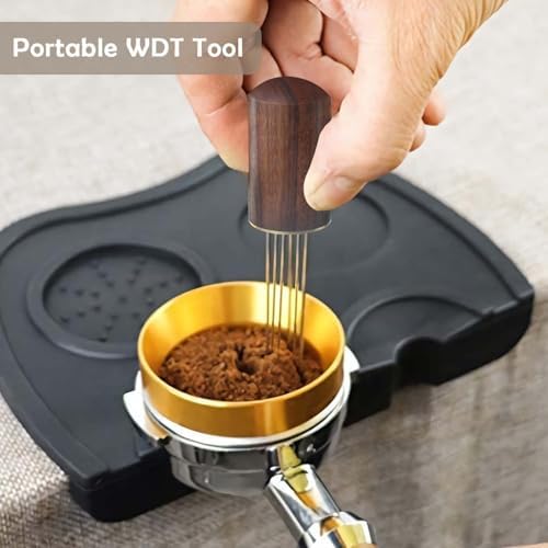 Alternative view of Xspring Espresso Kahve Karıştırıcı, Espresso Dağıtımı için Profesyonel Kahve Karıştırma WDT Aracı, El Tampers Karıştırma Aracı Doğal Ahşap Saplı İğne Tipi Dağıtıcı