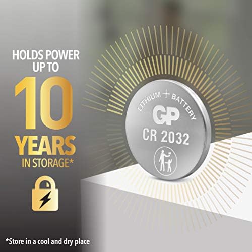 Gp Batteries Cr2032, 5'Li Kart, Lityum Düğme Pil, 3 Volt