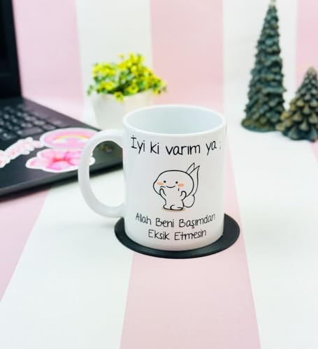 Alternative view of İyi Ki Varım Ya Tasarımlı Kupa Bardak