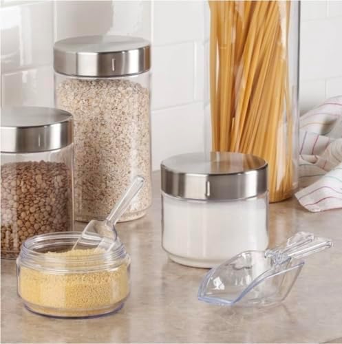 Alternative view of 4’lü Ölçü Kaşığı Seti 60-80-120-240 ml – Şeffaf Çok Amaçlı Ölçü Küreği | BPA Free Mama, Bakliyat ve Kahve İçin