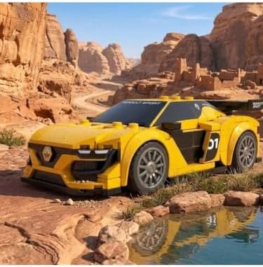 Vagon C55037W Cada Renault Sport Rs 01 271 Parça Block Oyuncak