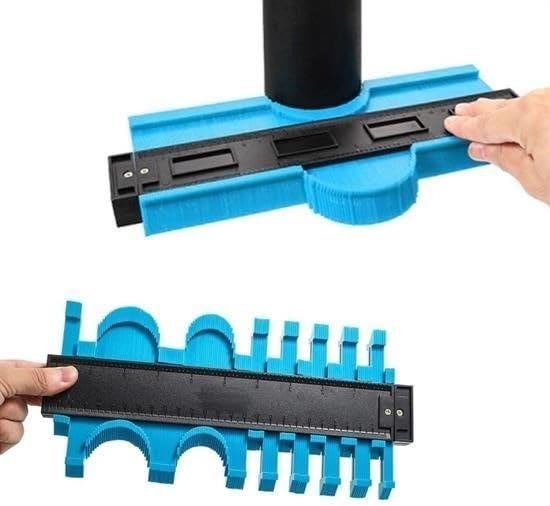 Kontur Ölçüm Cihazı Ahşap Fayans Şekillendirme Kalıbı 12 cm