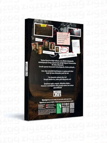Alternative view of Cases Ormanda Cinayet, Seri Katil Dosyası, Dedektif Kutu Oyunu, Cinayet Gizemi Temalı, 16+ Yaş, 1-5 Oyuncu