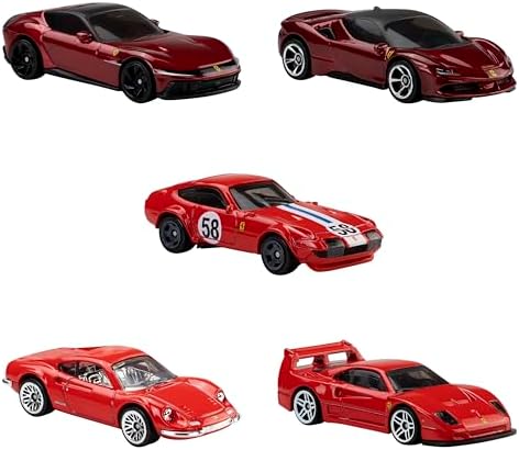 5'li Ferrari Araba Seti JLN12