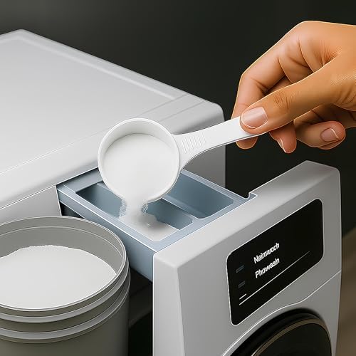 Alternative view of Kanji 6'lı Beyaz Ölçü Kaşığı Seti (2 x 3’lü Takım) – 30 ml Plastik Gıda Ölçüm Kaşığı – Kahve, Mama, Baharat ve Toz Karışımlar İçin Gıda Temasına Uygun Pratik Plastik Kaşık