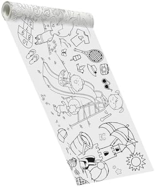 Alternative view of SinaTicaret Yaz Aktiviteleri Dev Boyama Kağıdı Rulosu, 5 Metre x 45 cm, Çocuklar İçin Eğitici ve Eğlenceli Yaz Temalı Boyama Seti