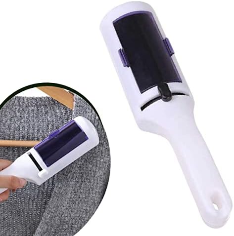 Evcil Hayvan Tüyü Saç Tüyü Toplayıcı Taşınabilir Elektrostatik Hazneli Kolay Kullanımlı Rulo Fırça - Görsel 3