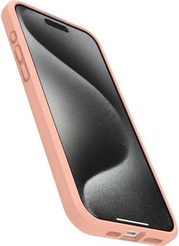 Apple iPhone 15 Pro Max Sleek Kılıf, Şeffaf/Şeftali - Görsel 2