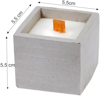 Alternative view of X-Perk Vanilya Kokulu Mum Beton bardak Mum 80 Gr Karışık