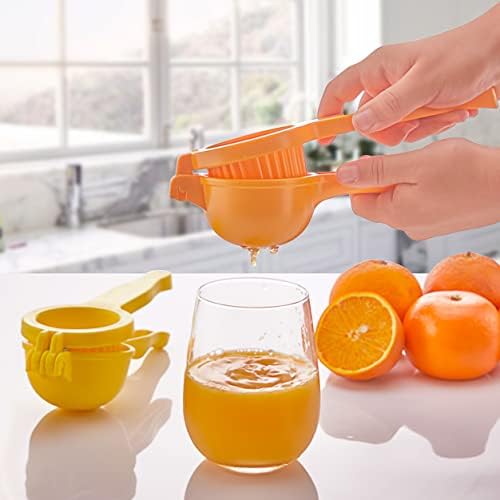Pratik Mutfak El Tipi Limon ve Narenciye Sıkacağı – Ergonomik Tasarım, Dayanıklı Gövde, Sarı - Görsel 2