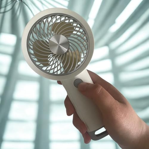GüncelÇarşı Şarjlı 3 Hız Ayarlı El Fanı Modlu Mini Vantilatör Çanta Tipi El Tipi Serinletici Küçük Fan - Görsel 3