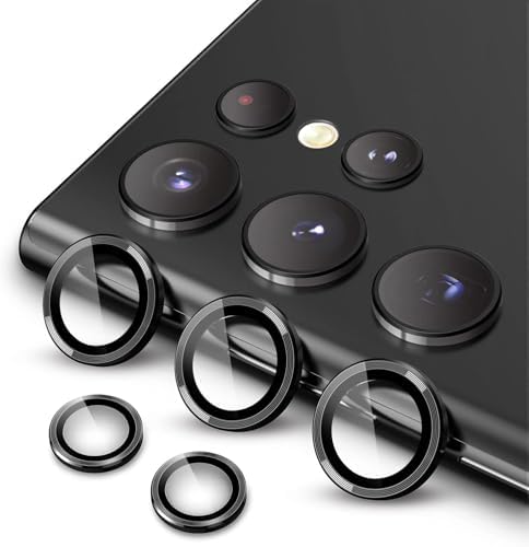 Görüntü Kalitesi Bozmayan Kamera Lens Koruyucu Safir (Sapphire) (Siyah, S25 Ultra) - Görsel 3