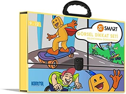 9-12 Yaş Zekare Smart Görsel Dikkat Seti (11 Kitap + 1 Kontrol Paneli)