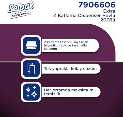 Alternative view of Selpak Professional Extra Z Katlı Dispenser Havlu,12 X 200 Yaprak