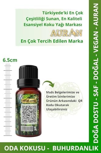 AURAN Sedir Sandal Çam Saf Esansiyel Uçucu Yağ Buhurdanlık Yağ Difüzör Esans Aromaterapi Ortam 3x 10ml