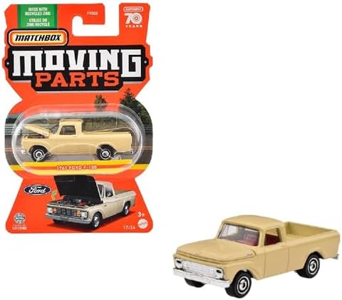 1:64 Açılır Parça Arabalar FWD28-HLG02 17/54 1963 Ford F-100