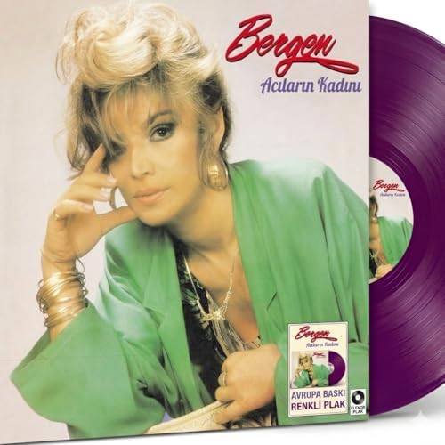 Bergen Acıların Kadını Renkli Plak, Avrupa Baskı, Mor Vinil LP