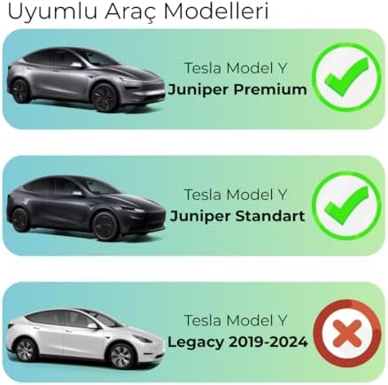 Tesla Model Y Juniper ile Uyumlu Ön Koltuk Altı Havalandırma Izgara Koruma Kapağı 2'li Set - Görsel 3
