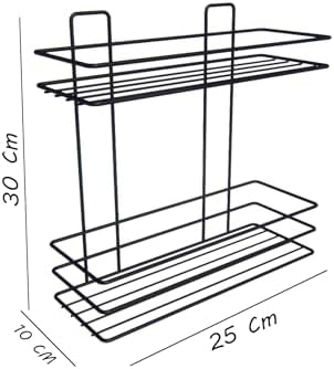 Alternative view of Yapışkanlı 2 Katlı Banyo Rafı Duş Şampuanlık Duvar Düzenleyici Organizer