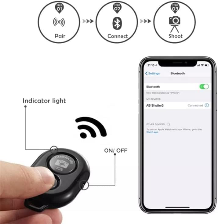 Alternative view of Tripod, Selfie, Video Üretimi için Kit, Stand, Uzaktan Kumandalı Mikrofon Led Işık ve Mini Tripod Telefon Vlog Video Kayıt için aradığınız herşey bu kutuda AY-49
