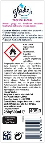 Alternative view of Hava Tazeleyici Aerosol, Oda Kokusu, Tropikal Floral, 300ml