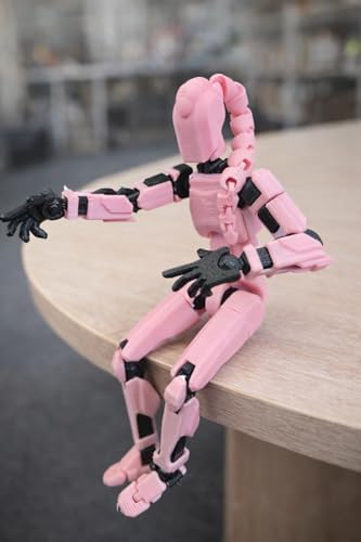 Alternative view of Female Dummy 13 Saçlı Pembe Robot Figür – Eklemli Koleksiyon Aksiyon Modeli