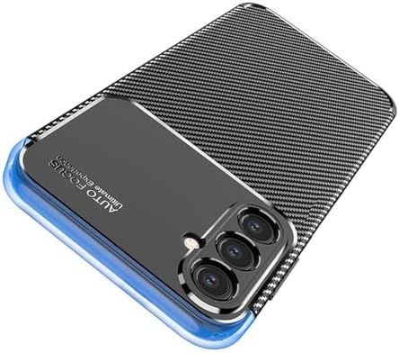 Ehr. Galaxy S24 ile Uyumlu Kamera Korumalı Darbe Önleyici Carbon Brushed Silikon Kılıf (Siyah, Galaxy S24) - Görsel 2