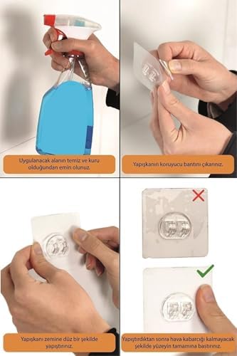Alternative view of Yapışkanlı Ömür Boyu Paslanmaz Kristal Ayarlanabilir Raf Banyo Düzenleyici Şampuanlık Beyaz Lş-02