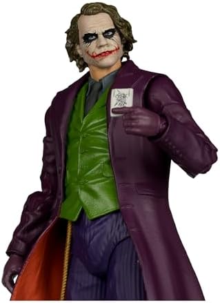 McFarlane Toys - DC Multiverse Joker (Kara Şövalye) 7" Aksiyon Figürü (Deluxe Tiyatro Sürümü) - Görsel 3