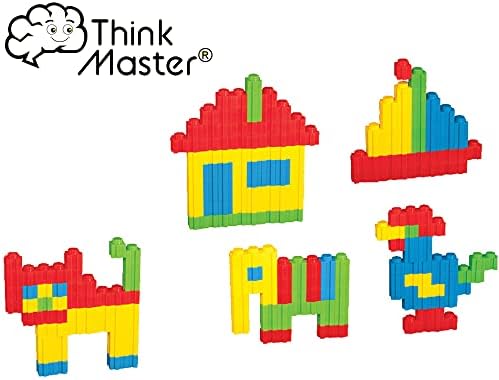 thinkmaster Master Tiktak Bloklar 120 Parça 5 Renk Eğitici Ve Çıt Çıt Oyuncak Eğitici Tik Tak Bloklar - Görsel 3