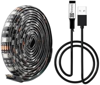 Kenly Bluetooth TV Arkası RGB USB Şerit LED Aydınlatma 16 Renk, Ambiyans Işığı (5 METRE) - Görsel 2