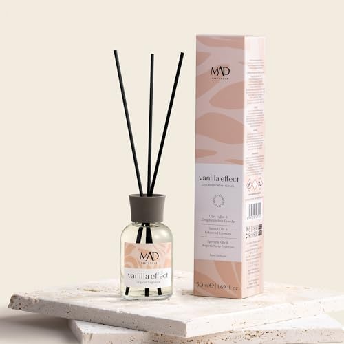 MAD Parfüm Vanilla Effect Oda Kokusu,Bergamot,Lavanta,Karamel,Bambu Çubuklu,50 Ml - Görsel 3