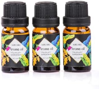 3’Lü Esansiyel Uçucu Yağ 3X10Ml Gardenia Kokulu Buhurdanlık Yağı Set, Difüzör, Banyo Ve Oda Kokusu