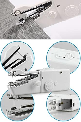 Stitch Mini Dikiş Makinası Pratik Pilli El Dikiş Makinesi