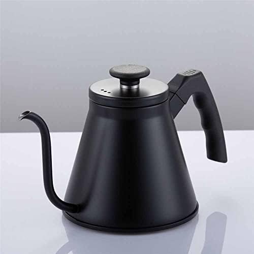 Alternative view of Barista Kahve Gooseneck Kettle - Çelik Kahve Demleme Dripper Kettle - İndüksiyonlu - Paslanmaz Çelik - Siyah, Slim - 1200 ml