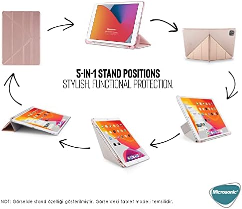 Alternative view of Apple iPad Pro 13 2024 Kılıf (A2925-A2926) Origami Pencil Lila [iPad Pro 13 2024 ile Uyumlu Kılıf - Lila]