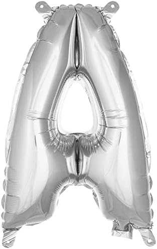 Alternative view of A Harfi 16 İnç Gümüş Renk Folyo Balon 36 CM (Gümüş)