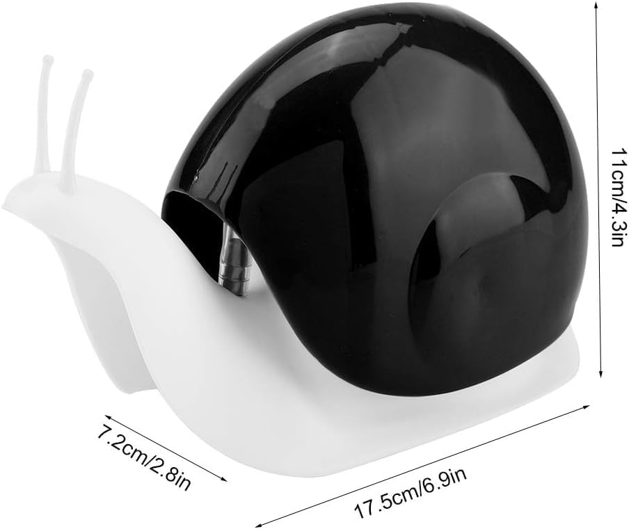 Alternative view of Sevimli Salyangoz Şeklinde Sıvı Sabunluk, Plastik, Çok Renkli, 11 cm Yükseklik, 16 cm Uzunluk