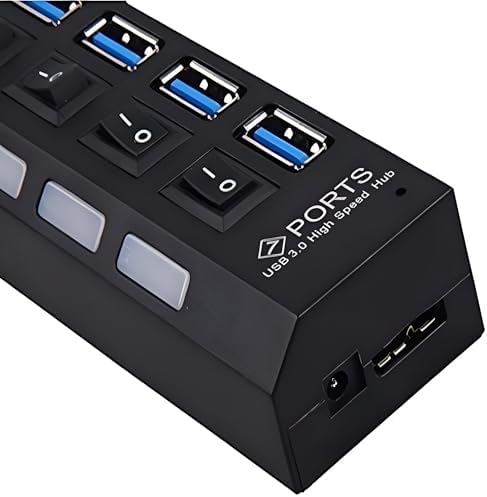 Alternative view of A5258 7 Portlu Usb 3.0 Hub Anahtarlı Çoklayıcı Çoğaltıcı Switch