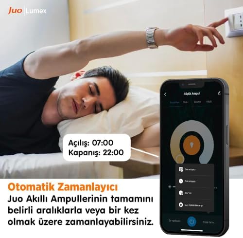 Juo Lumex Akıllı Ampul 11W Led RGB Wifi & Bluetooth