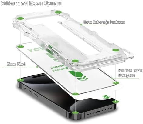 iPhone 11 İle Uyumlu Temperli Ekran Koruma Hızlı ve Kolay Uygulama Aparatlı Kıt Box Çizilmez 9H Platınun Glass Full Cover Magic Ekran Koruyucu Temperli Ekran Koruma - Görsel 3